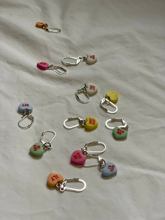 Conversation Heart Progress Keeper/Stitch Marker